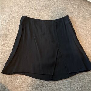 Reformation Black A-Line Skirt